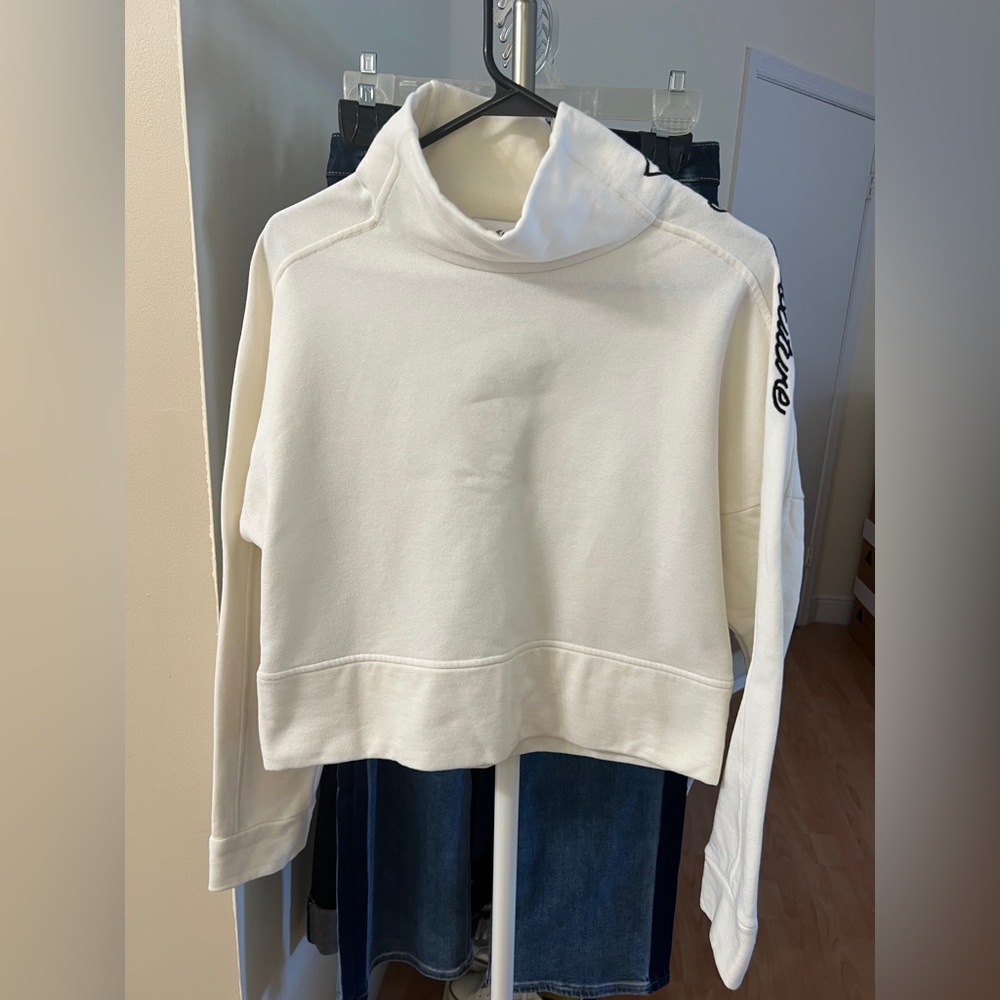 Juicy Couture Cream Turtleneck Top